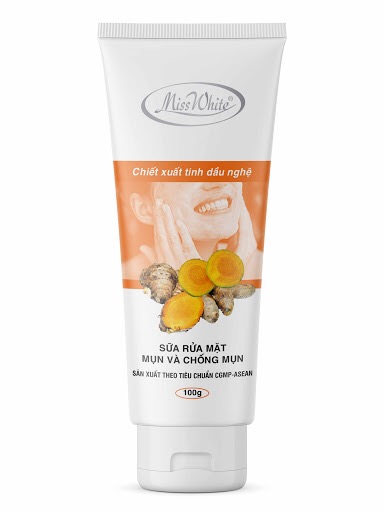 Sữa Rửa Mặt Mụn Và Chống Mụn Miss White Tigon 100g