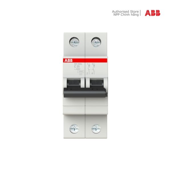 Cầu dao tự động abb mcb 2p 25a 4,5ka