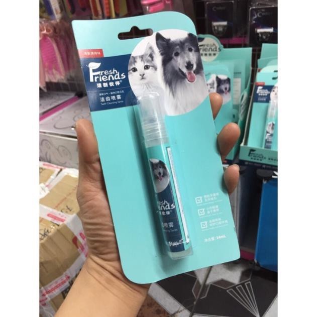 Xịt thơm miệng, vệ sinh răng miệng dành cho chó mèo fresh friend
