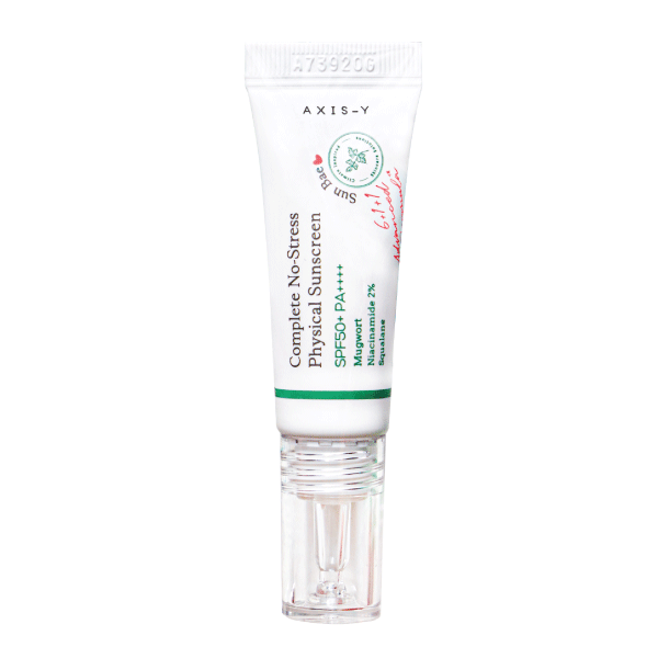 Quà tặng không bán AXIS-Y Kem chống nắng Complete No-Stress Physical Sunscreen 10ml