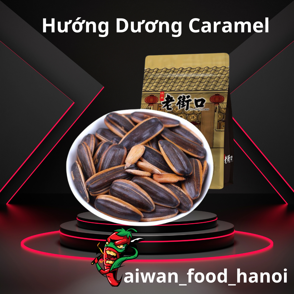 Hướng dương tẩm vị caramen - hướng dương caramel trung quốc - gói to 500g - taiwan foods