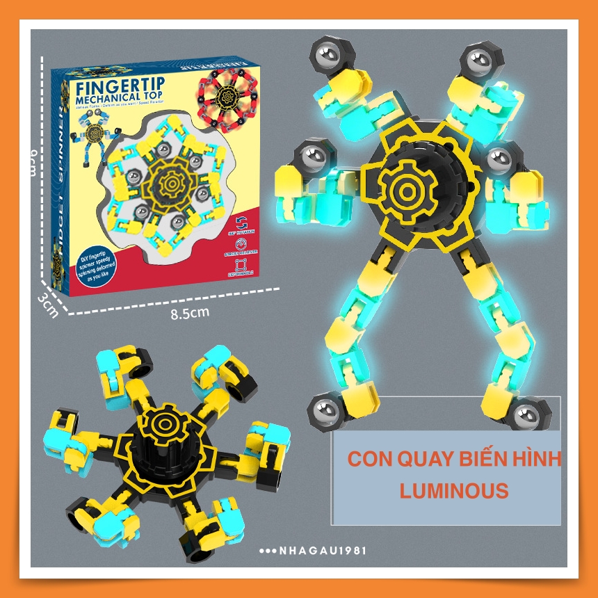 Con Quay Robot Avengers Biến Hình Spinner Robot Transformers Marvel Shop NHAGAU1981