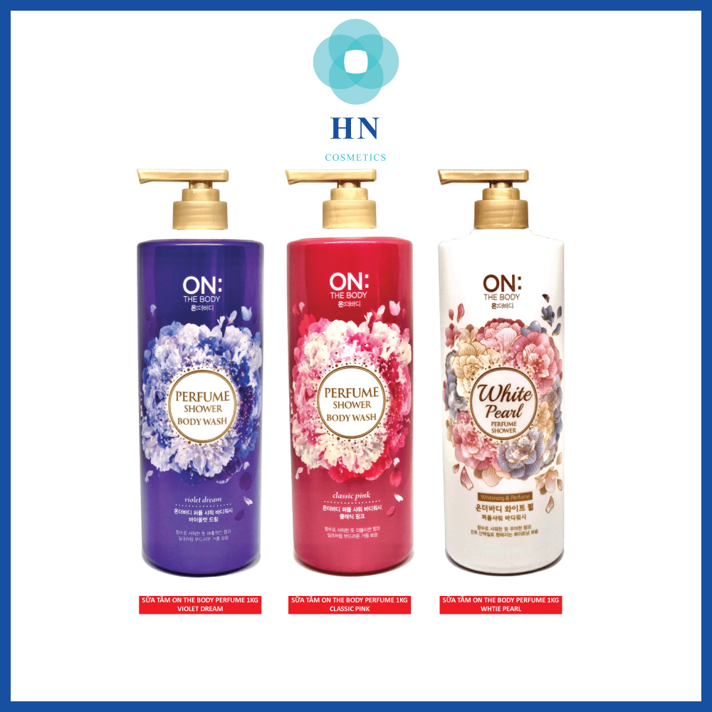 Sữa tắm nước hoa on the body perfume 1000g