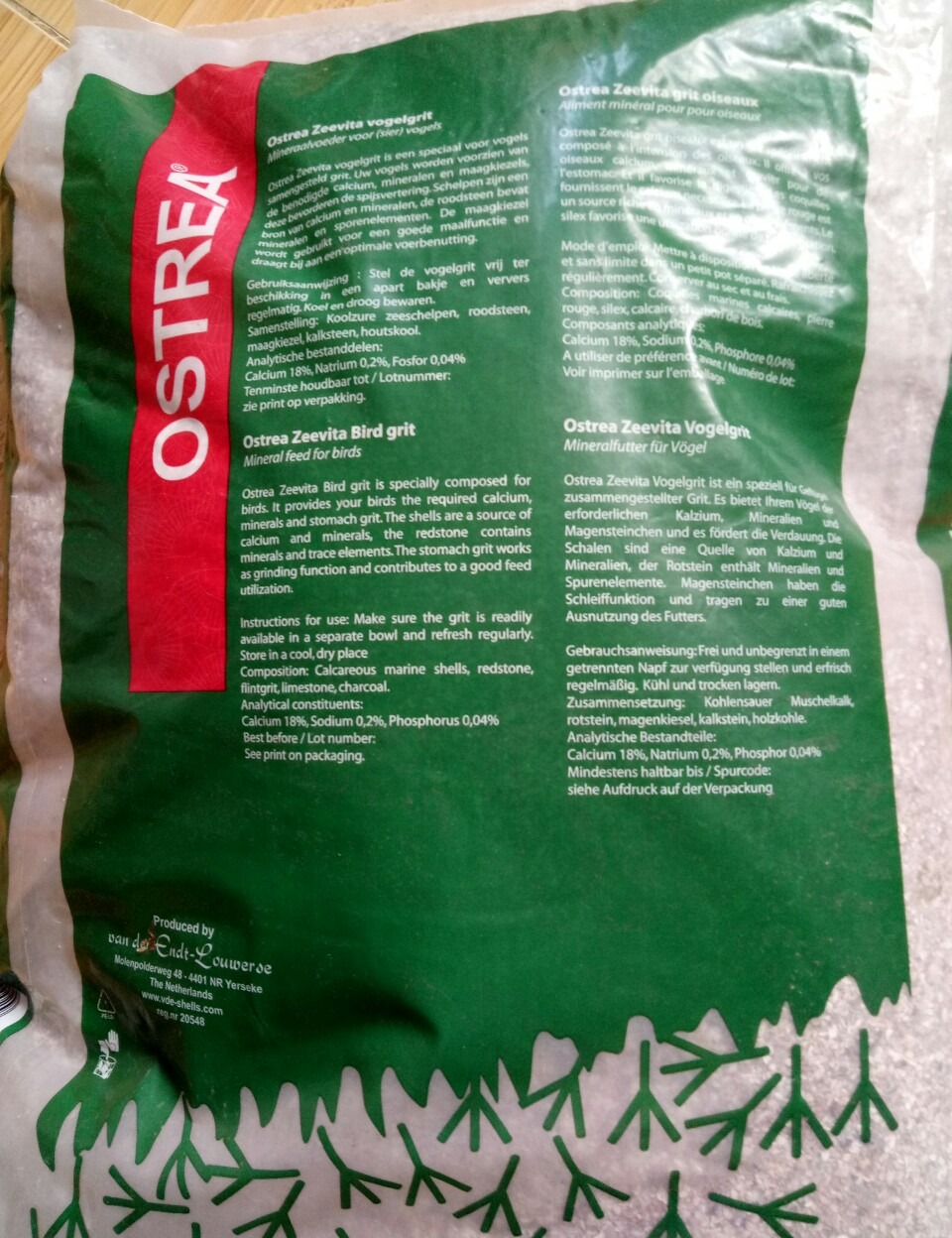 1kg khoáng Grif (xuất xứ Ý) cho chim,vẹt