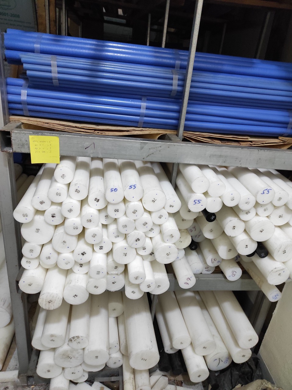 Thanh nhựa POM Hàn Quốc phi tròn đặc đường kính D20x1000mm để gia công cơ khí