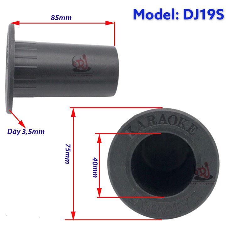 Ống cắm micro chén mic 01 cái chan go de loa ke de loa ke loa ung chan de loa gia re ke de thùng loa chan de ống loa ống loa trụ loa