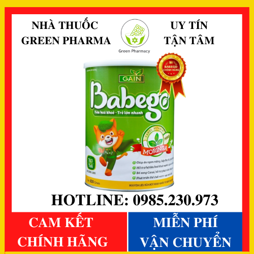 Sữa thảo dược trùm ngây Babego 400g - Green Pharma 1