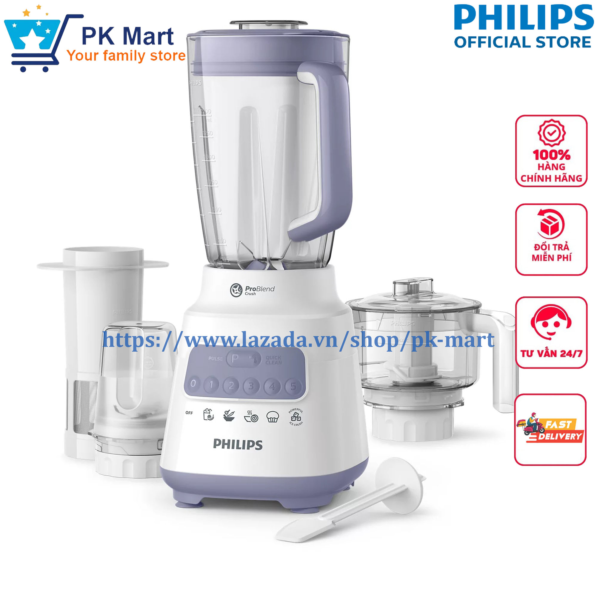 Máy xay sinh tố philips hr2118 hr2223 - hàng công ty