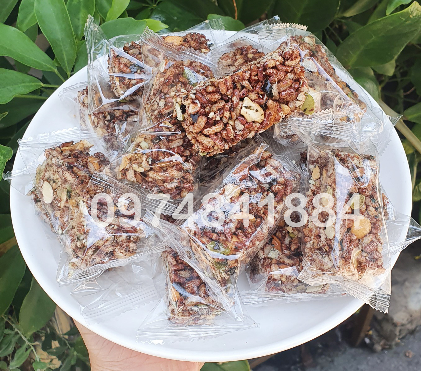 500g Thanh gạo lứt ngũ cốc rong biển giòn thơm ngon - Đóng gói từng thanh - đồ ăn vặt healthy tốt cho sức khỏe - đồ ăn vặt