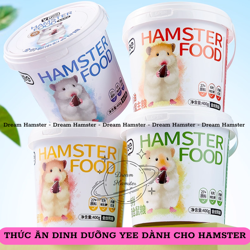 Các loại thức ăn dinh dưỡng hoàn chỉnh Yee dành cho hamster
