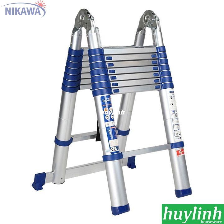 Thang nhôm rút đôi nikawa nk-50ai new - 5m