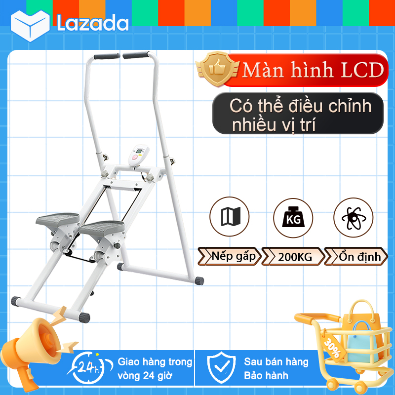  MY-HI,Máy leo cầu thang tại nhà máy leo núi máy chạy bộ leo núi có thể gập lại màn hình LED đốt cháy mỡ hiệu quả 