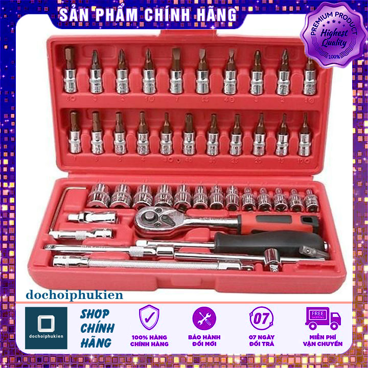 Bộ dụng cụ sửa chữa đa năng 46 chi tiết - Bộ dụng cụ sửa chữa đa năng