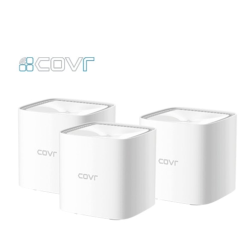 Bộ Mesh Wifi D-link COVR-1100 (3 Pack) băng tần kép chuẩn AC1200 - Hàng Chính Hãng