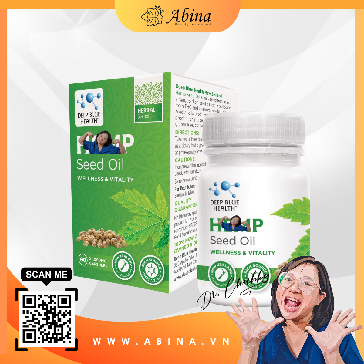 Viên Omega 369 Từ Tinh Dầu Hạt G.ai Dầu Deep Blue Health H Seed Oil