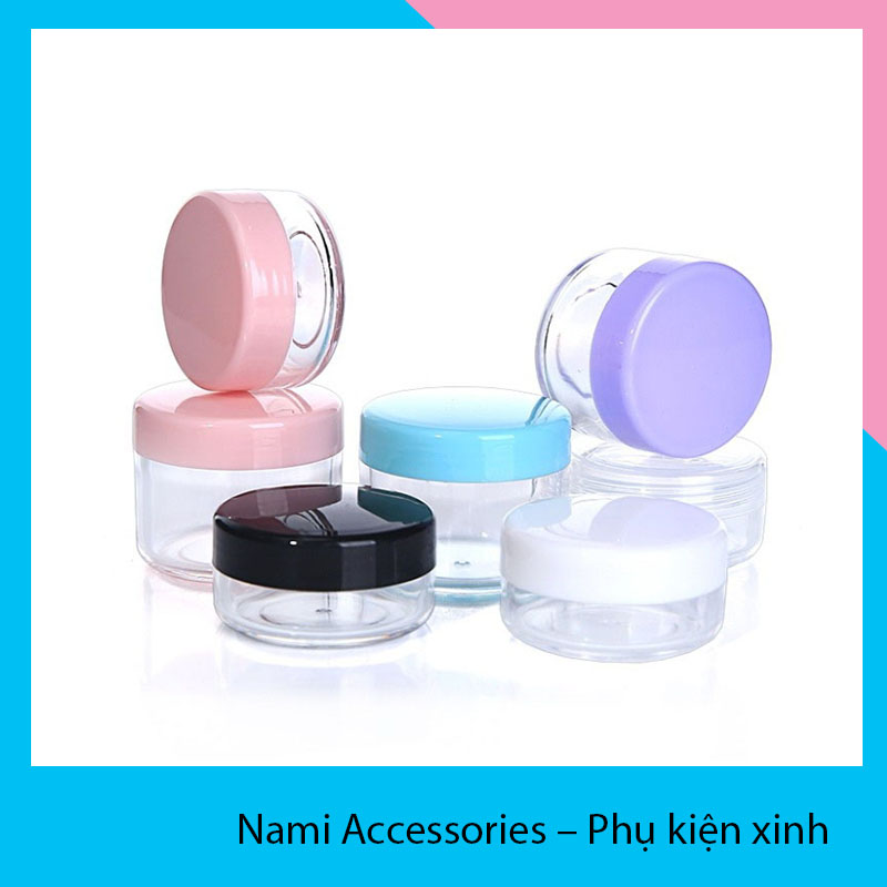Hũ nhựa chiết mỹ phẩm 10g, 15g, 20g