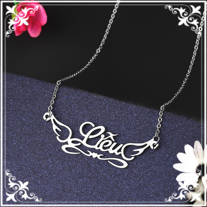 [Tặng hộp quà xinh] DÂY CHUYỀN INOX TÊN LIỄU, VÒNG CỔ CHỮ LIỄU - Sáng đẹp, không đen, không rỉ (Chất liệu inox cao cấp)