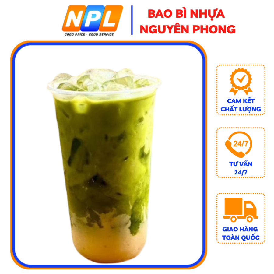 ⚡️loại cứng⚡️ 50 cái/cây ly nhựa nắp cầu, nắp cầu, ly dùng 1 lần,ly nhựa đáy cầu 700ml - bao bì nhựa nguyên phong