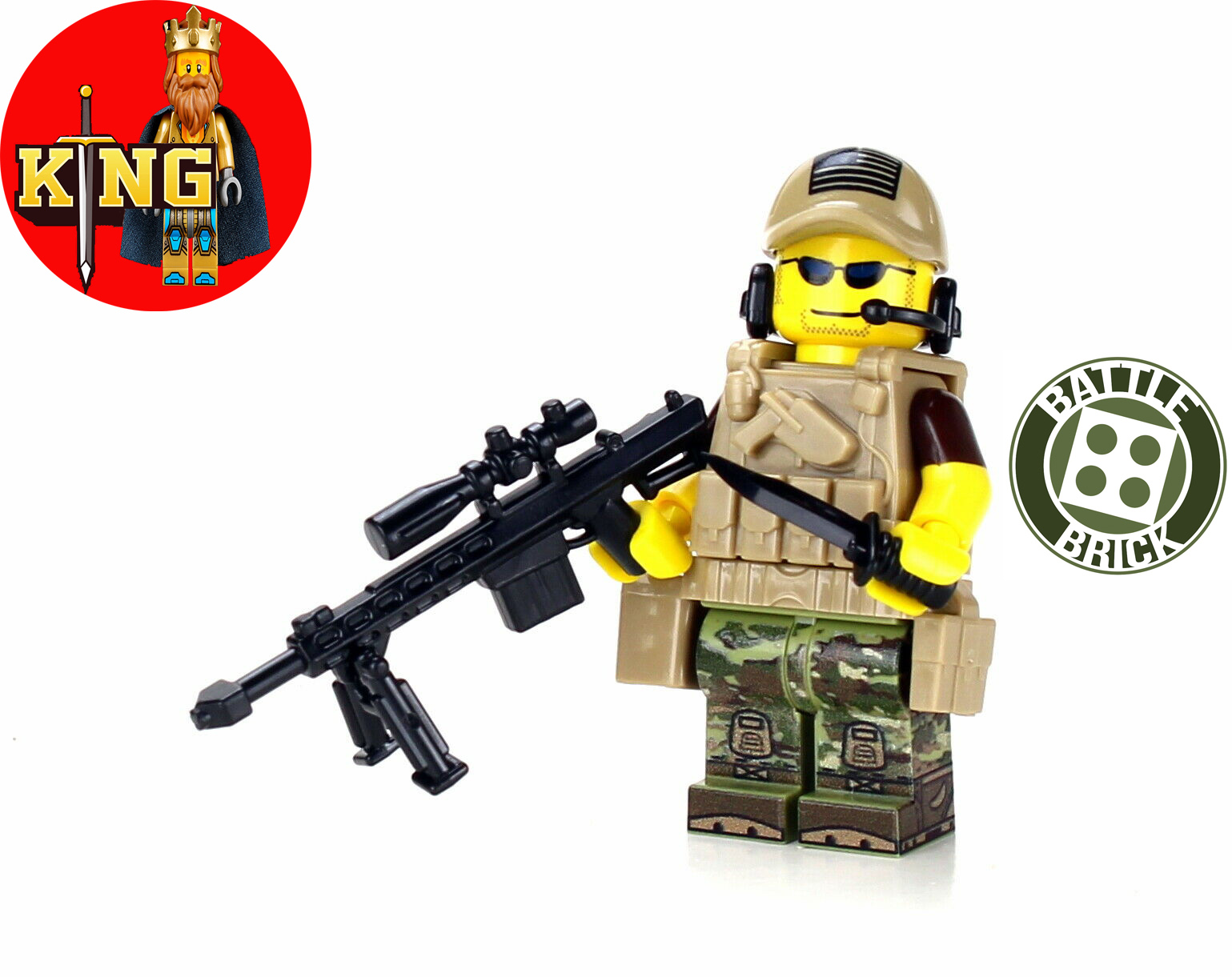 [Ảnh thật] [Chính hãng] Battlebrick Special Forces Army Value Minifigure Đồ chơi LEGO