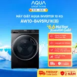 [SALE SỐC] Máy giặt cửa trước Aqua Inverter 10KG AW10-B4959U1K(B) - Miễn phí giao hàng toàn quốc - Hỗ trợ lắp đặt