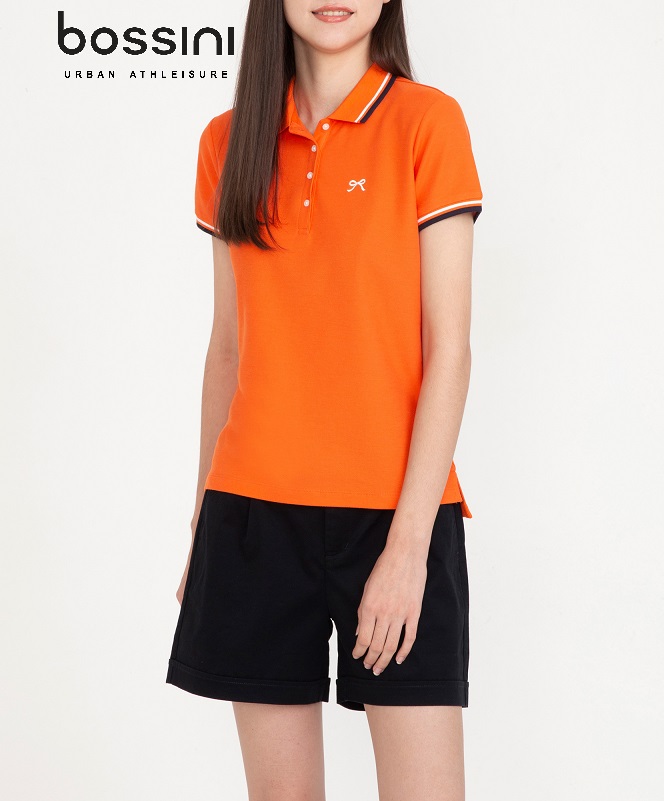 Áo thun polo trơn nữ Bossini 520113040