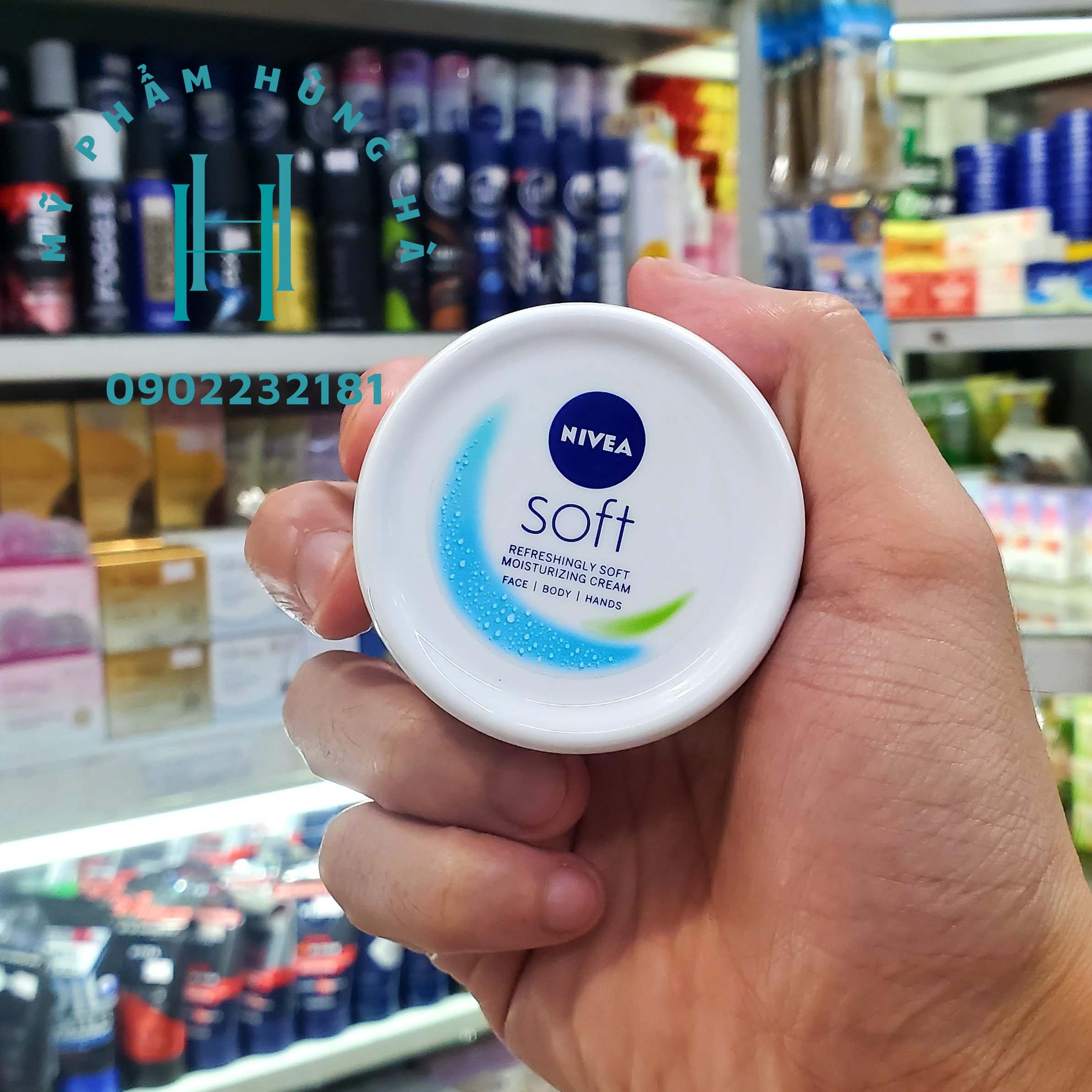 Kem dưỡng ẩm Nivea Soft, dưỡng thể dưỡng ẩm, dưỡng ẩm da mặt Nivea Soft 50ml