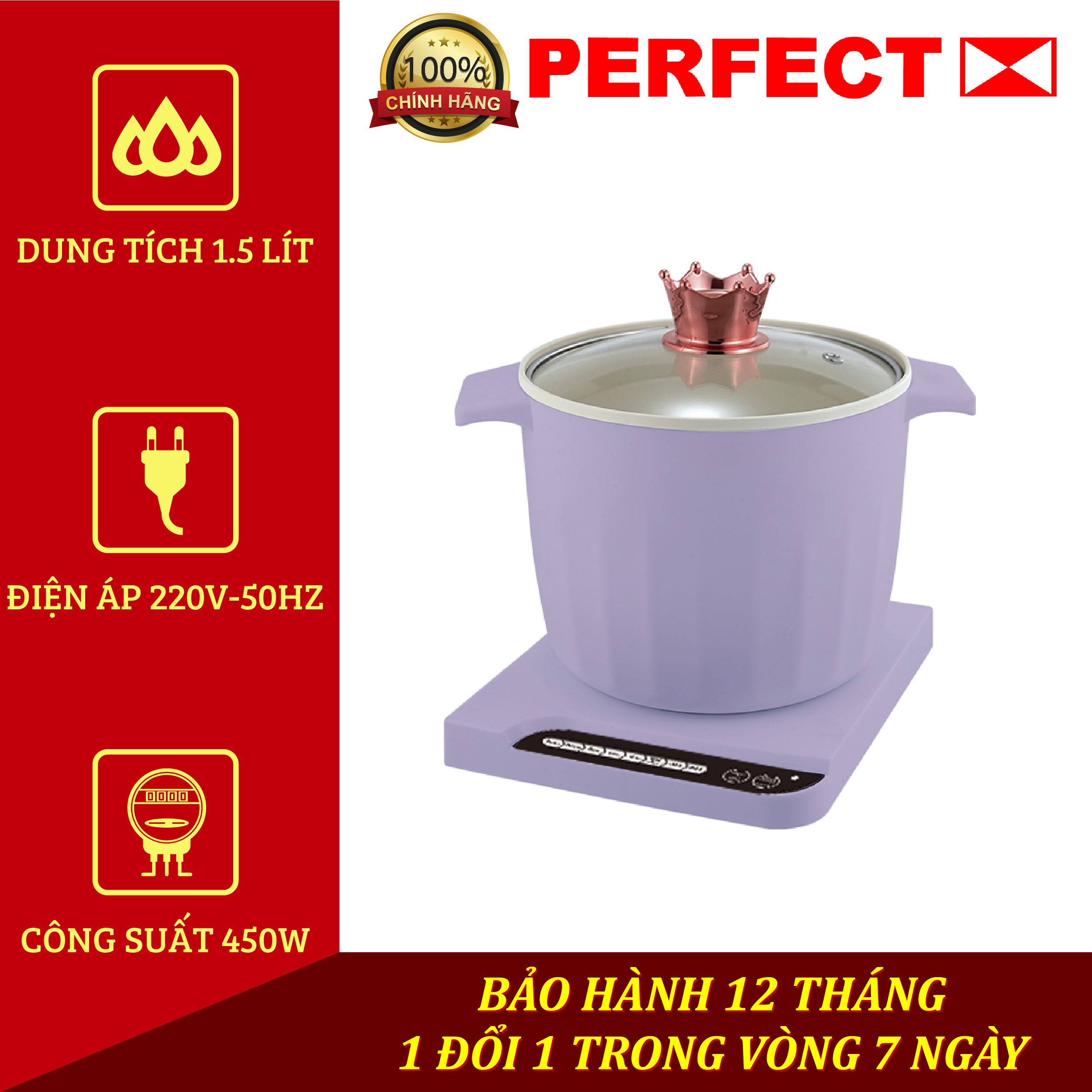 Ca nấu đa năng perfect pf-m8