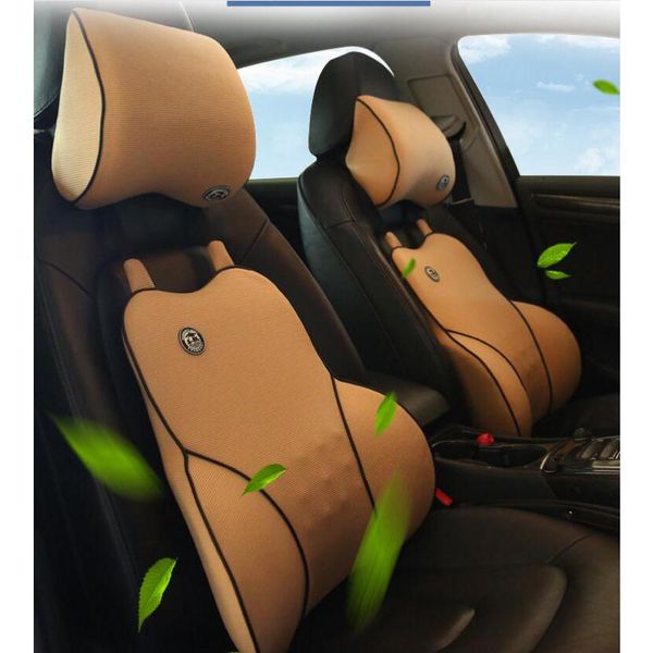 [HCM]Gối tựa Lưng xe hơi xe ô tô V2 chất liệu cao su non cao cấp an toàn cho sức khỏe giúp bạn chinh phục mọi đoạn đường.