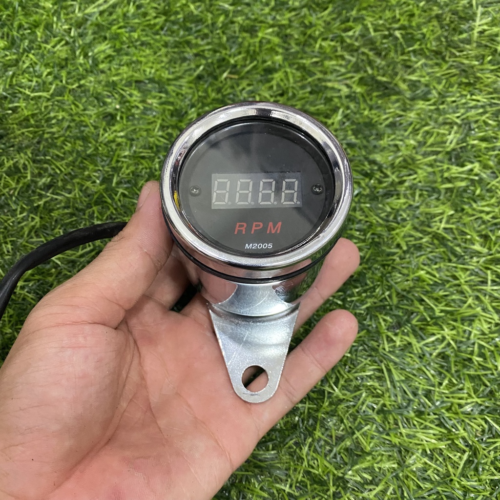 Đồng hồ báo tua máy classic - độ cafe racer tracker cg125 su gn125 cd 67 win