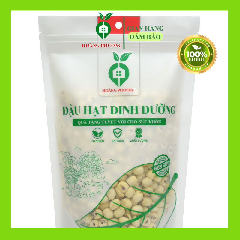 Hạt sen khô 500g - 100g hoàng phương thơm ngon bùi vị ngọt thanh hạt sen sấy khô đồng tháp