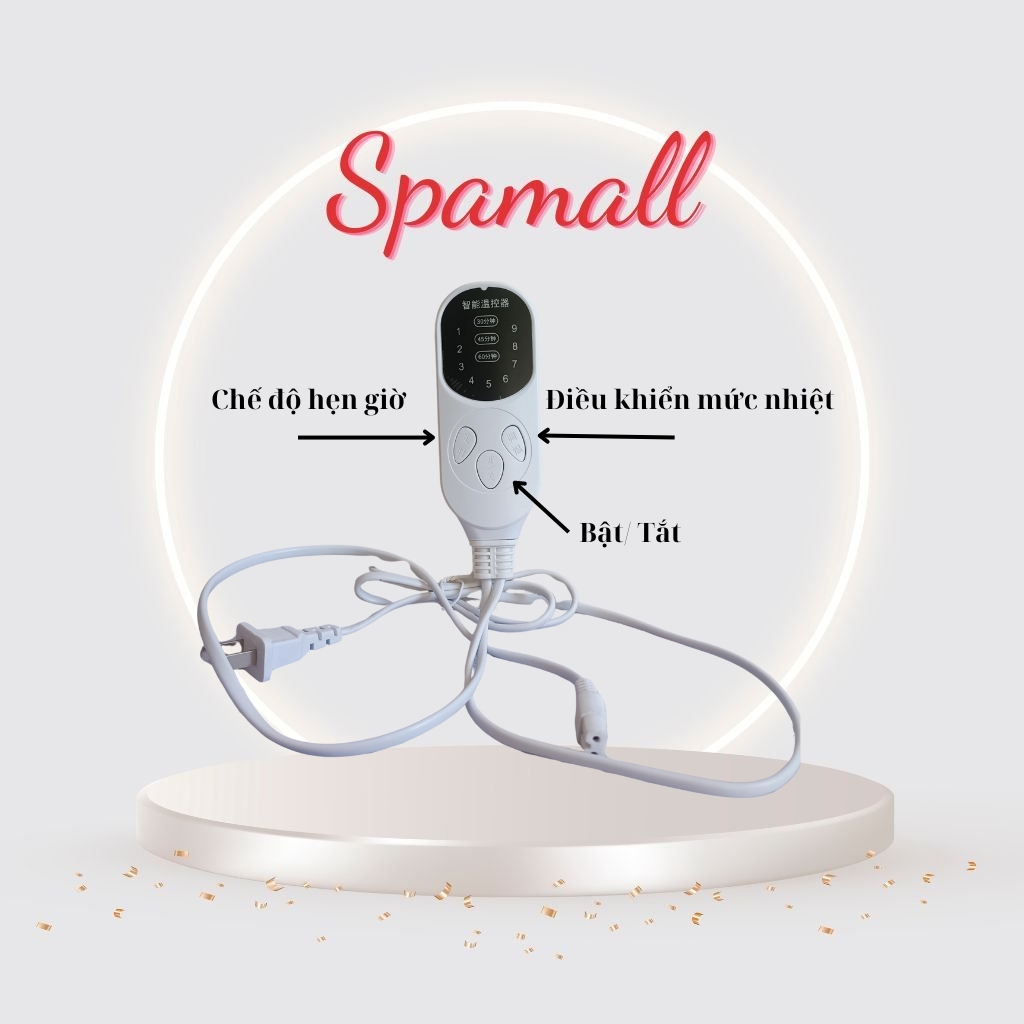 Dây điện nguồn thảm ngải cứu, điều khiển thảm ngải cứu, gối ngải cứu