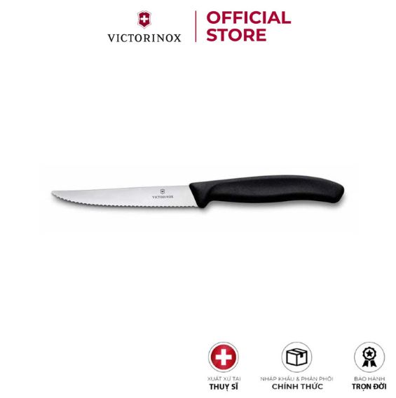 Dao bếp Swiss Classic steak & pizza knife 11cm black