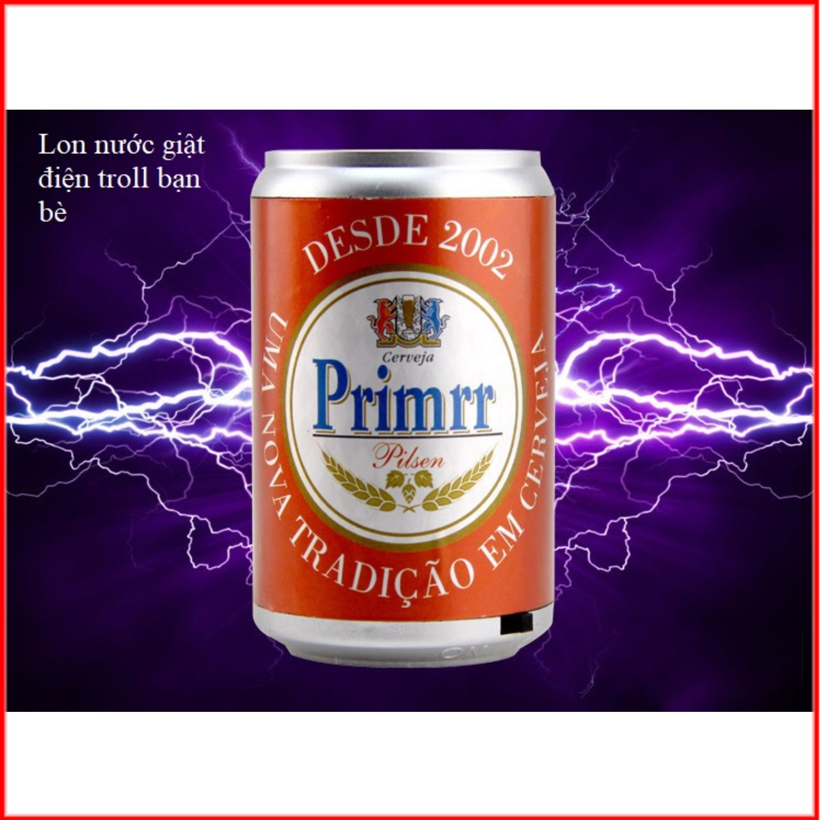 Đồ Chơi Độc Lạ Troll Bạn Bè - Lon Nước Giật Điện Đồ Chơi Giật Điện