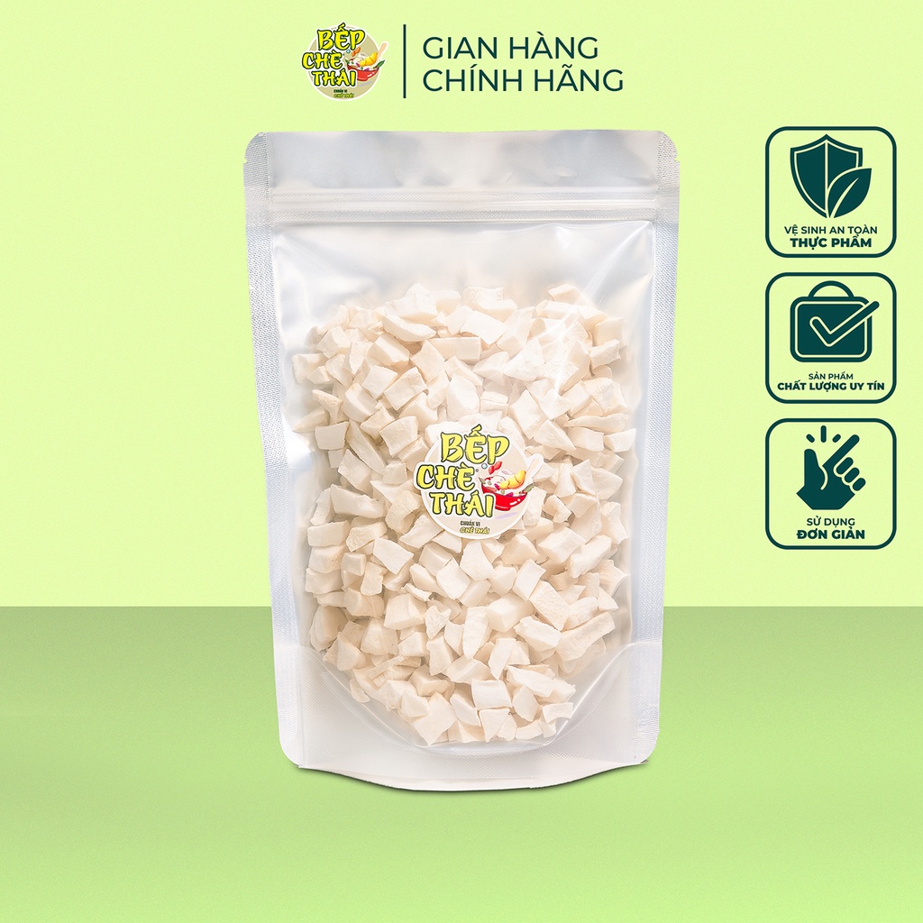 Cùi bưởi sấy khô loại 1 - Cùi bưởi an giang đã qua khử đắng - Túi 100gr - Bếp Chè Thái