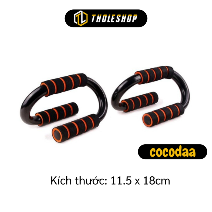 Tay cầm chống đẩy - Dụng cụ tập hít đất cầm tay cao cấp bọc xốp tránh đau tay - Dụng cụ chống đẩy push up