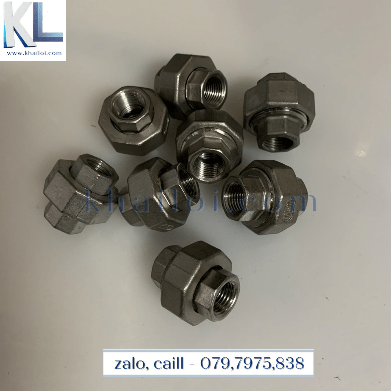 Rắc co inox 304-rắc co hơi inox, rắc co nước