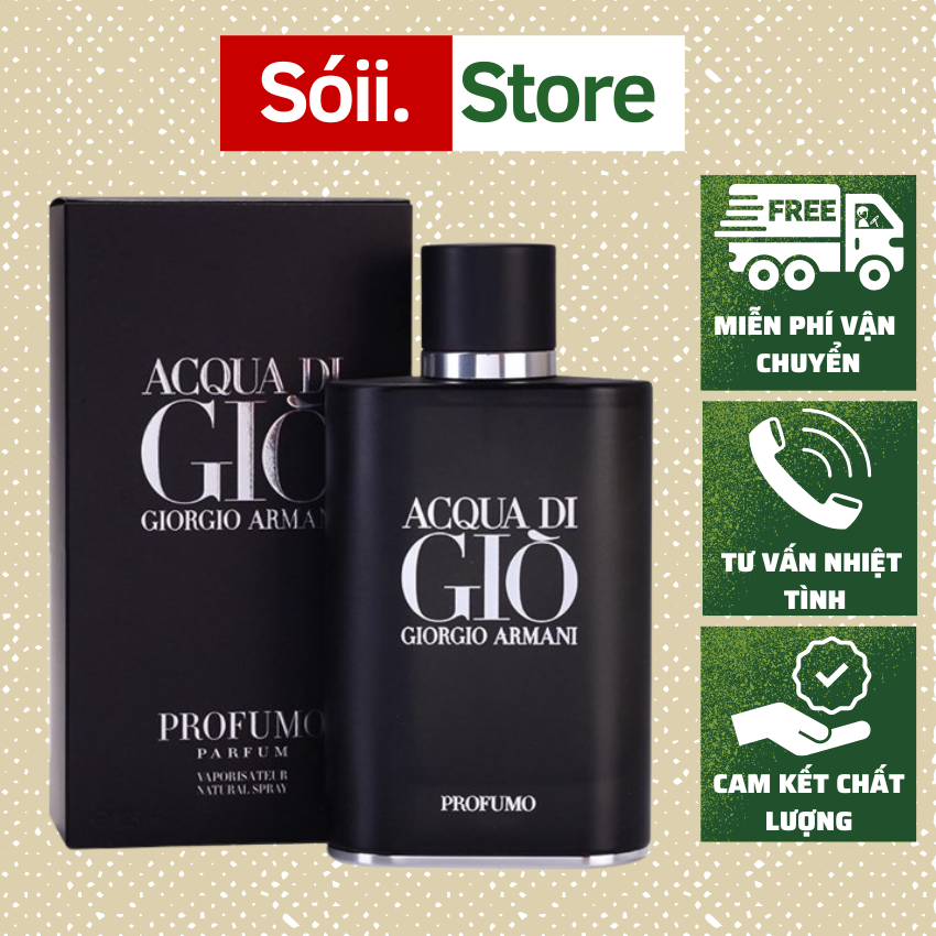 Nước hoa nam giò đen 100ml nam tính, mạnh mẽ