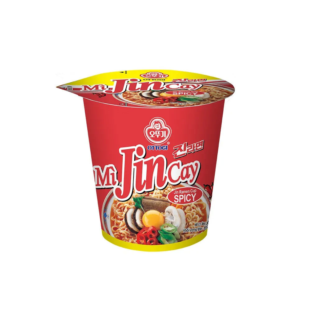 Thùng 15 ly mì Jin cay Ottogi 65g