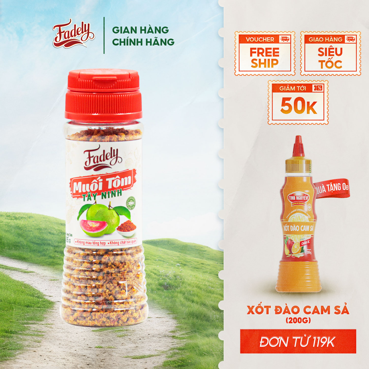 Muối Tôm Tây Ninh Fadely (95g)