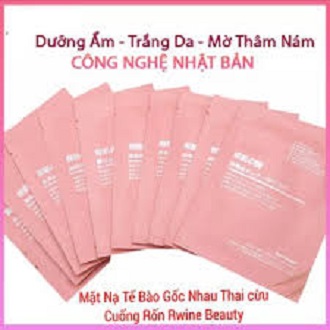 Combos 10 miếng mặt nạ nhau thai cừu Công nghệ nhật - Bản mới nhất giá rẻ