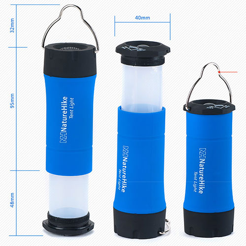 Đèn lều siêu sáng sử dụng pin 3a Naturehike nh15a003-i đèn cắm trại Naturehike đèn