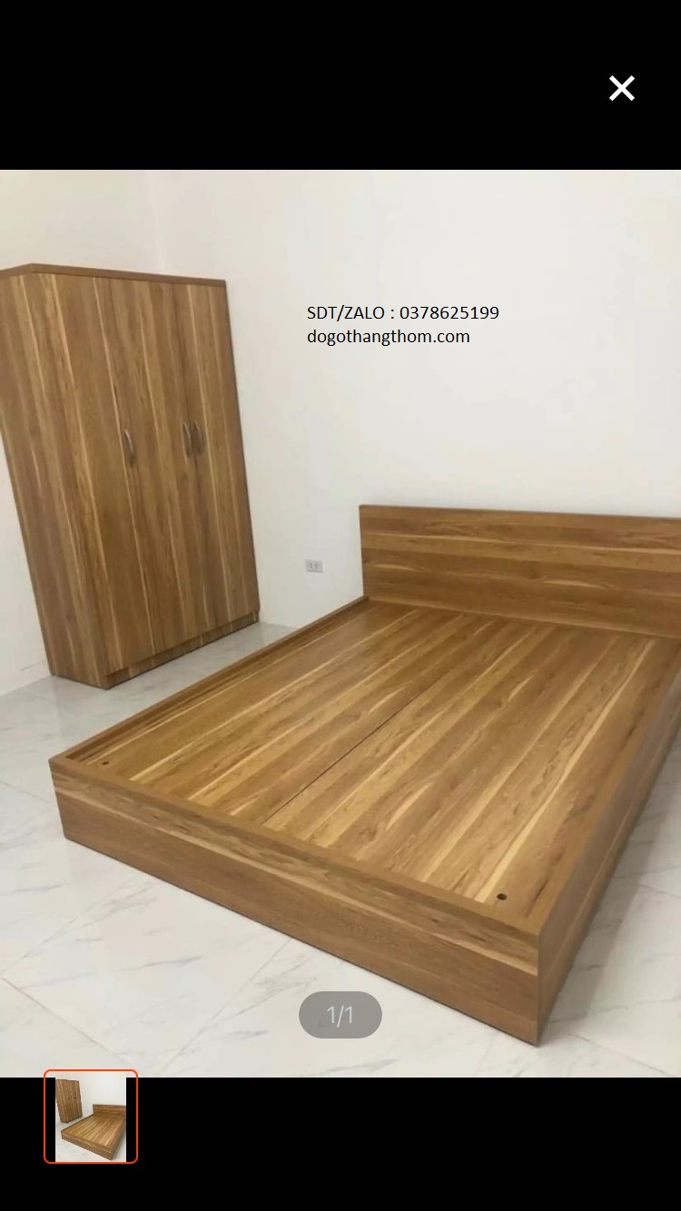 giường ngủ gỗ công nghiệp MDF