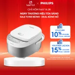 Nồi Cơm Điện Tử Mini Philips HD3170/66 | 600W | 0.85 Lít - Hàng Chính Hãng