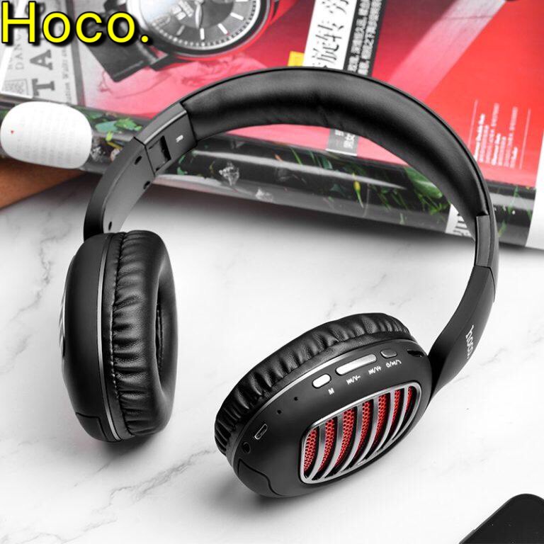 Tai nghe bluetooth chụp tai hoco w23 new ✔có khe cắm thẻ nhớ