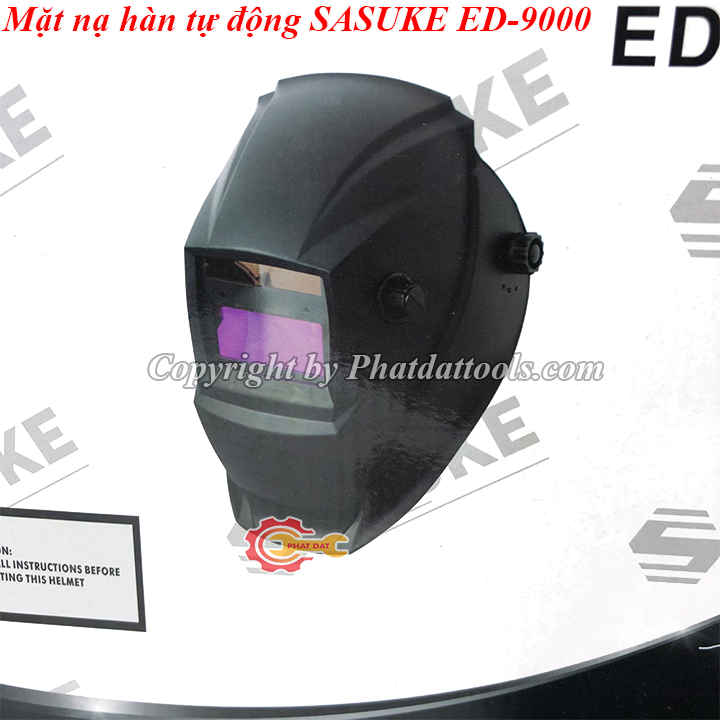 Mặt nạ hàn điện tử tự động sasuke ed-9000 dùng năng lượng mặt trời