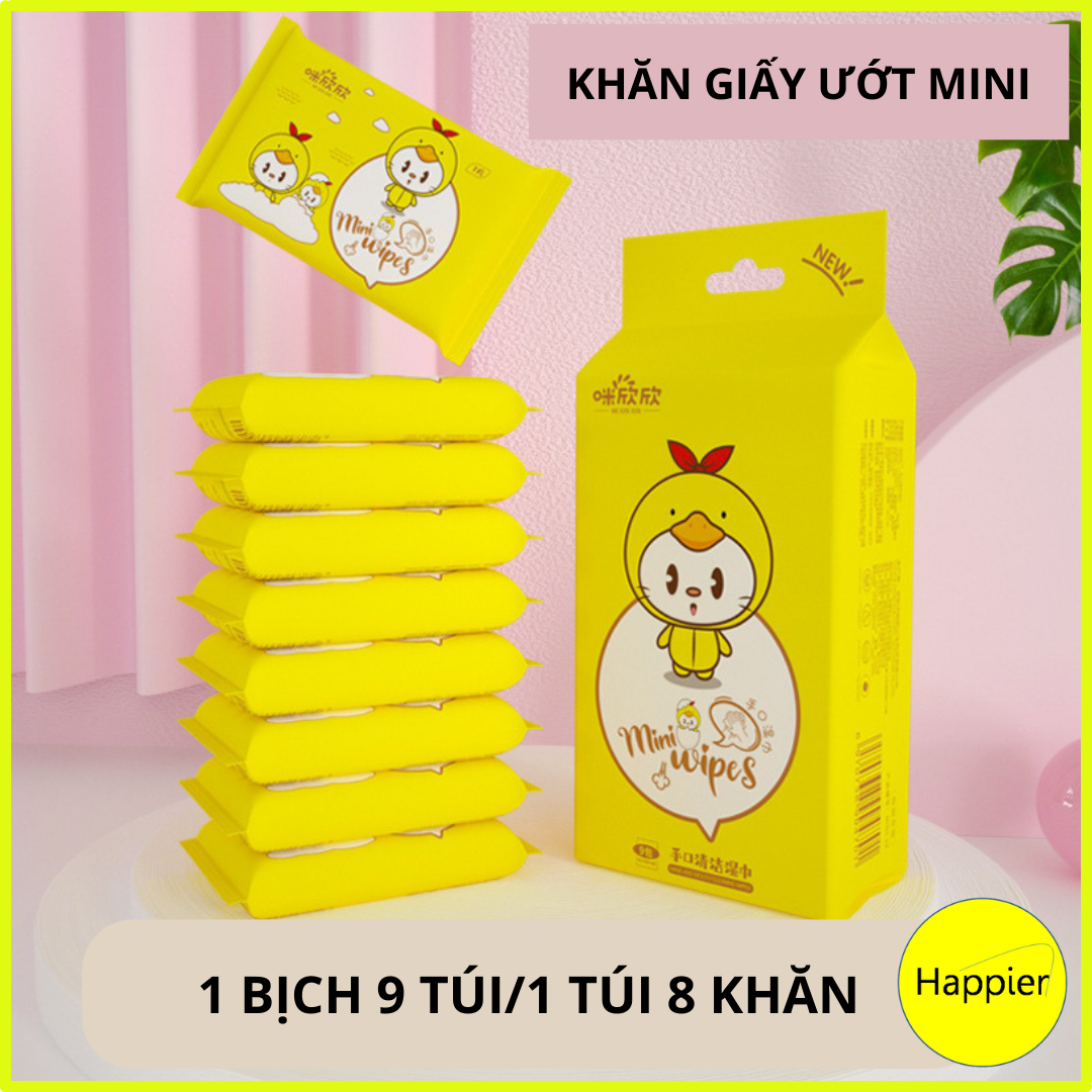 Khăn giấy ướt mini gọn nhẹ