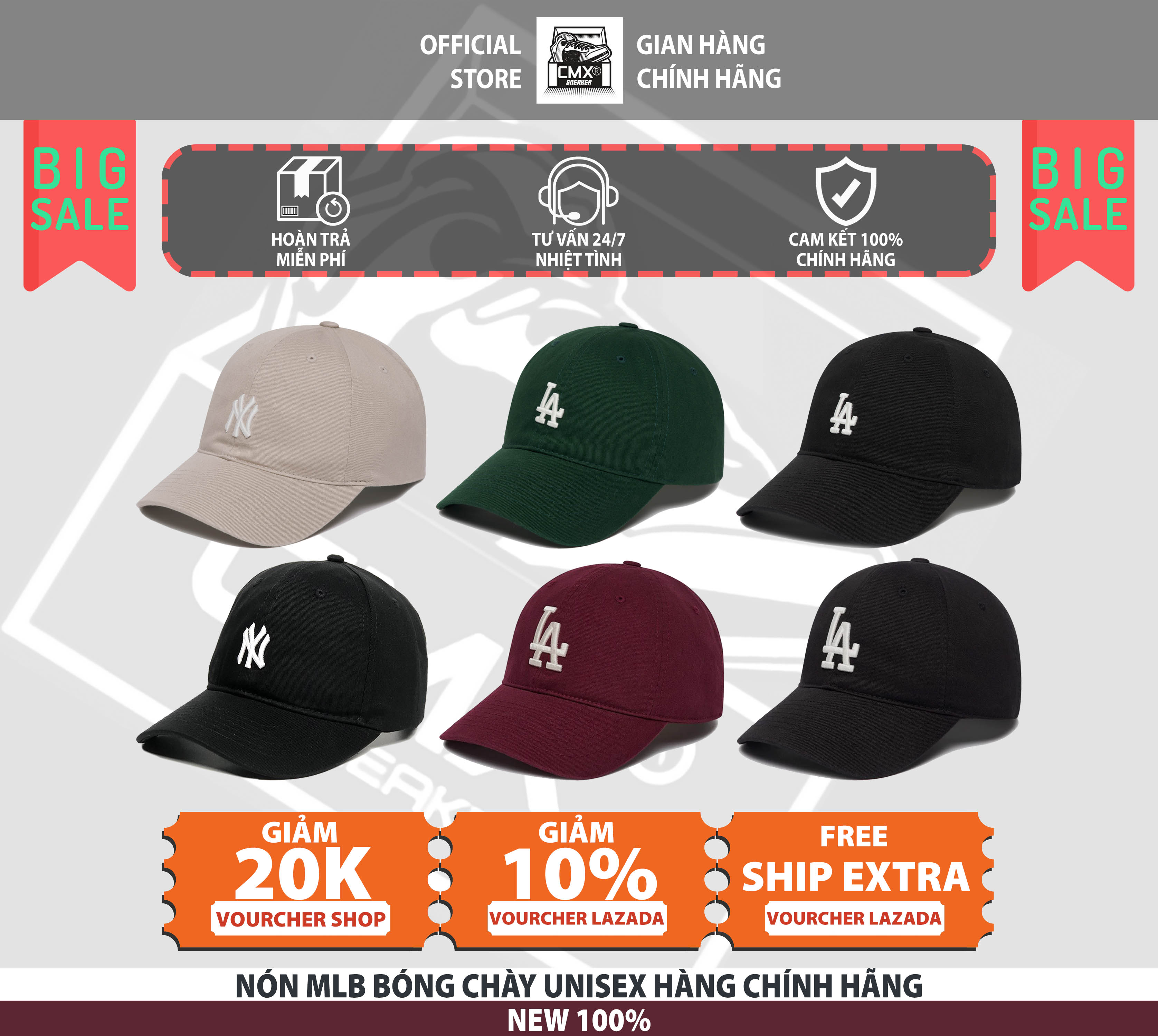 Nón / mũ mlb rookie ball cap - hàng chính hãng 100% authentic
