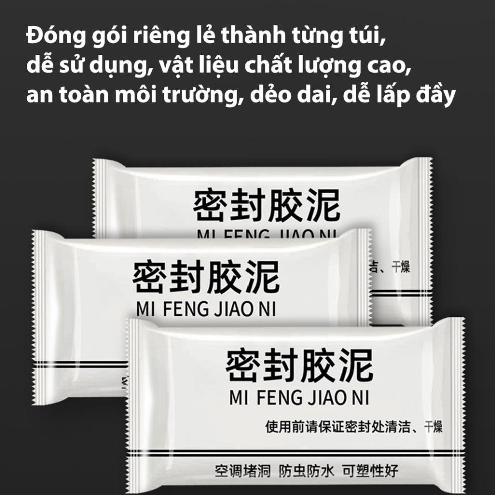 XI MĂNG DẺO BỊT TƯỜNG CHỐNG THẤM MI FENG JIAO NI | SET 20 GÓI KEO VÁ NỨT TƯỜNG TRÁM KHE HỞ