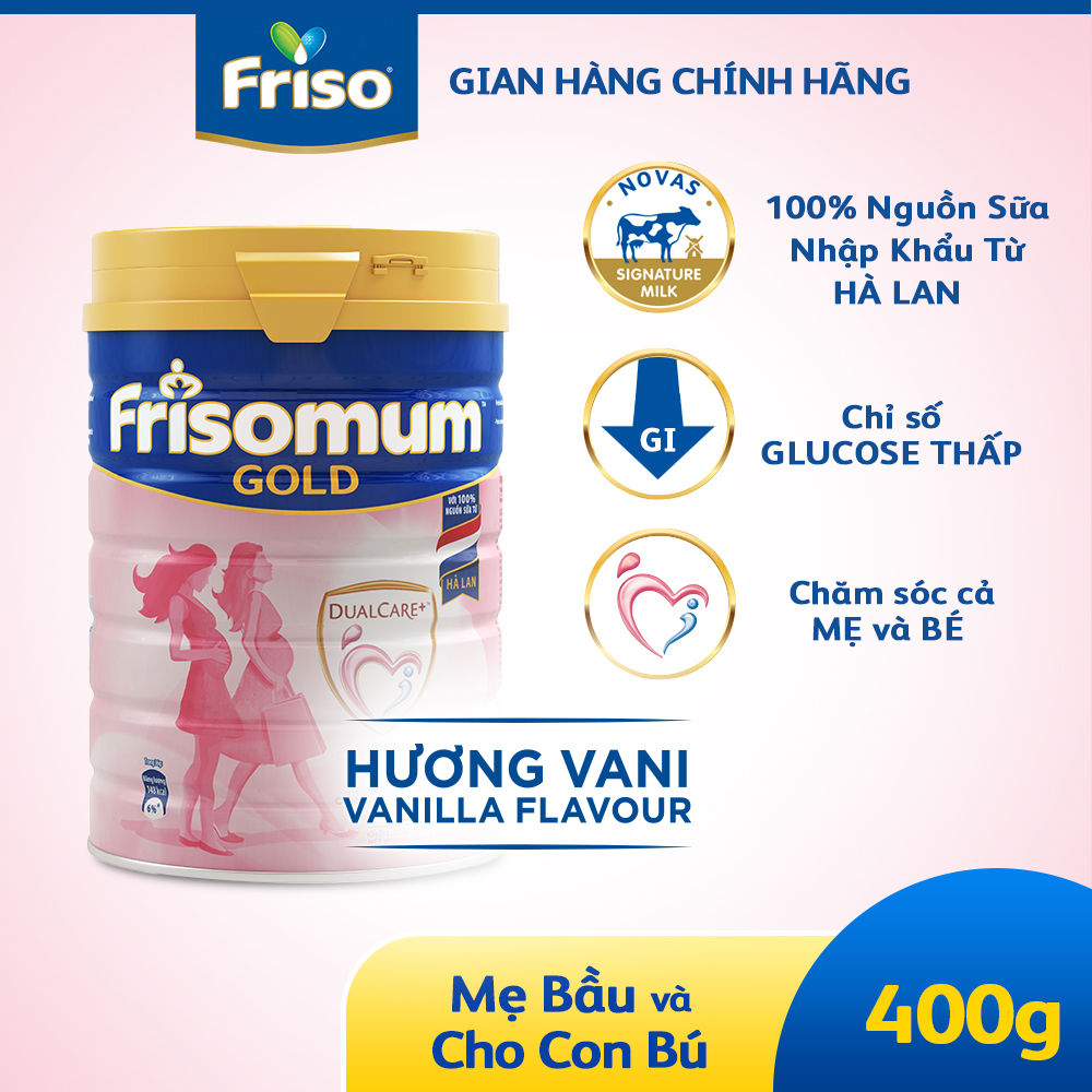 Sữa bột Frisomum Gold hương vani 400g