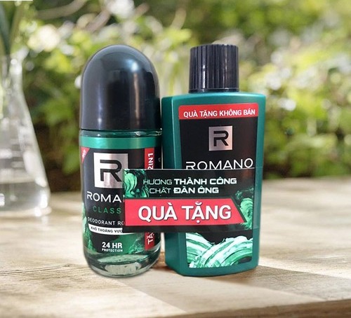 [HCM]Lăn Khử Mùi Nam Romano 50ml tặng tắm gội 60g